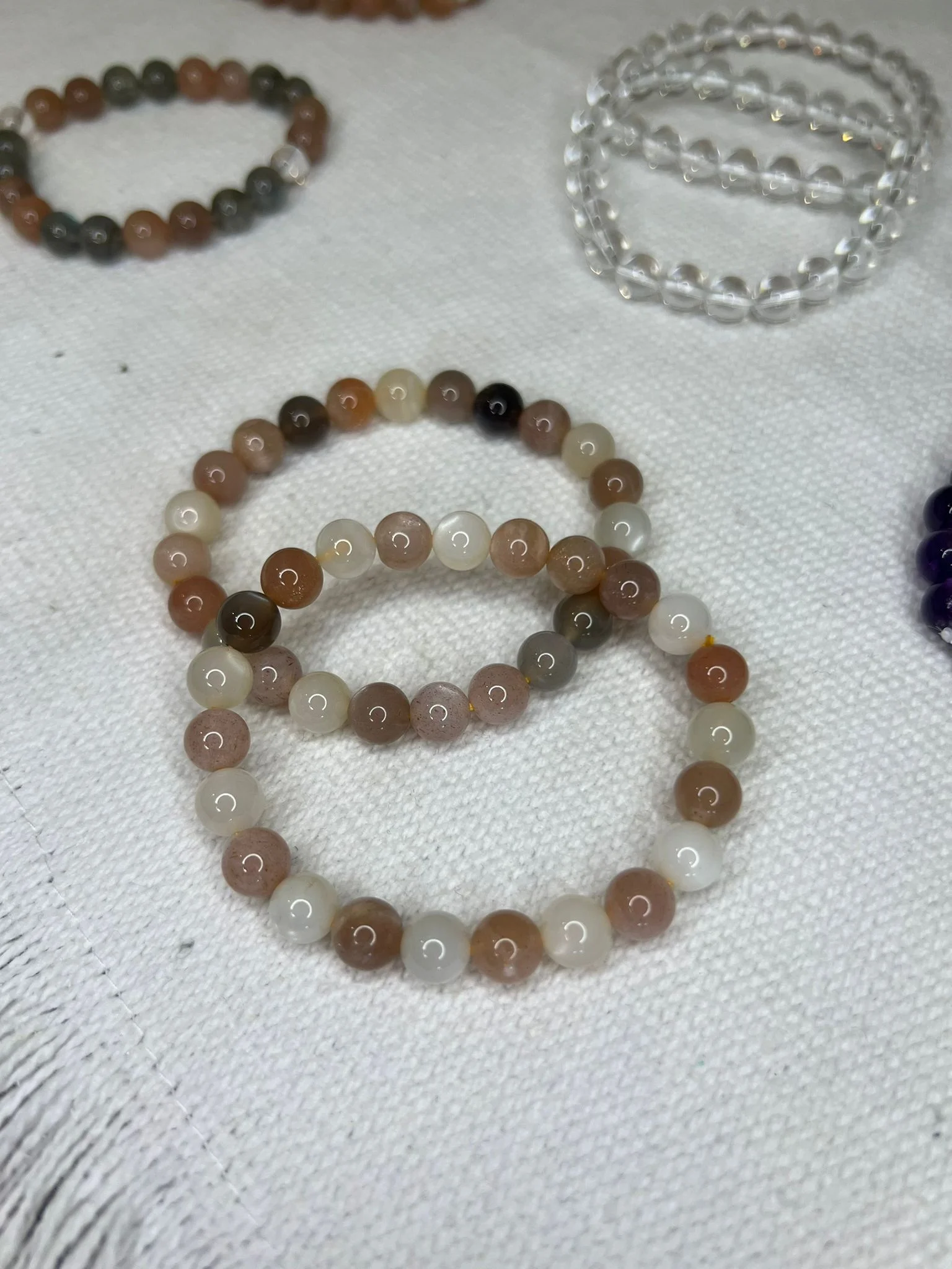 Bracelet pierre de lune multi