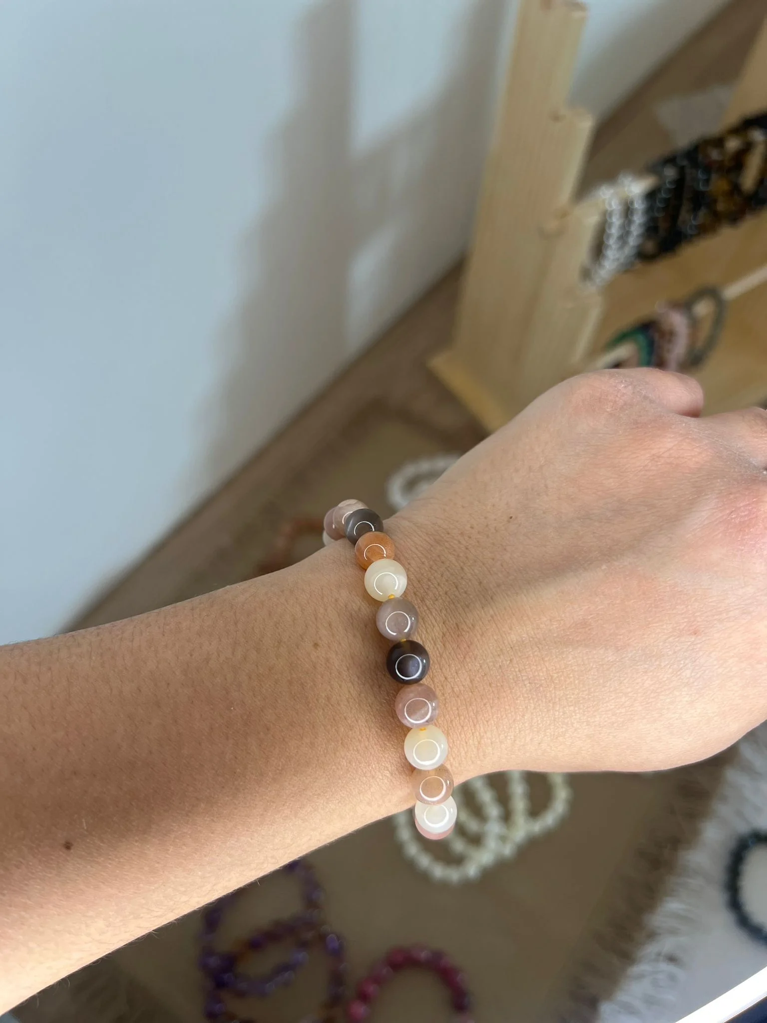 Bracelet pierre de lune multi