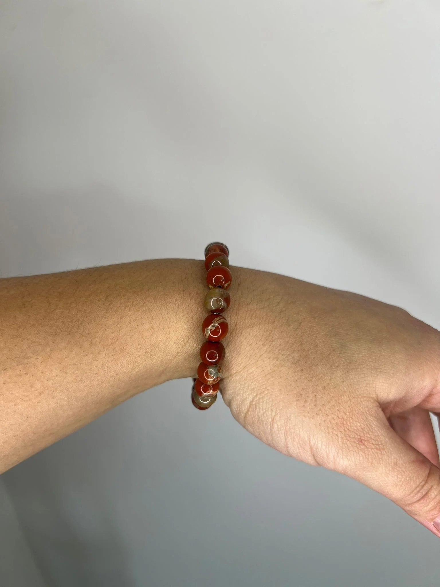 Bracelet Jaspe rouge